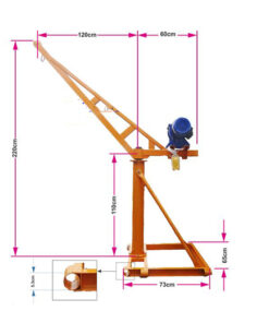 Cẩu Xoay 360 Độ-300kg